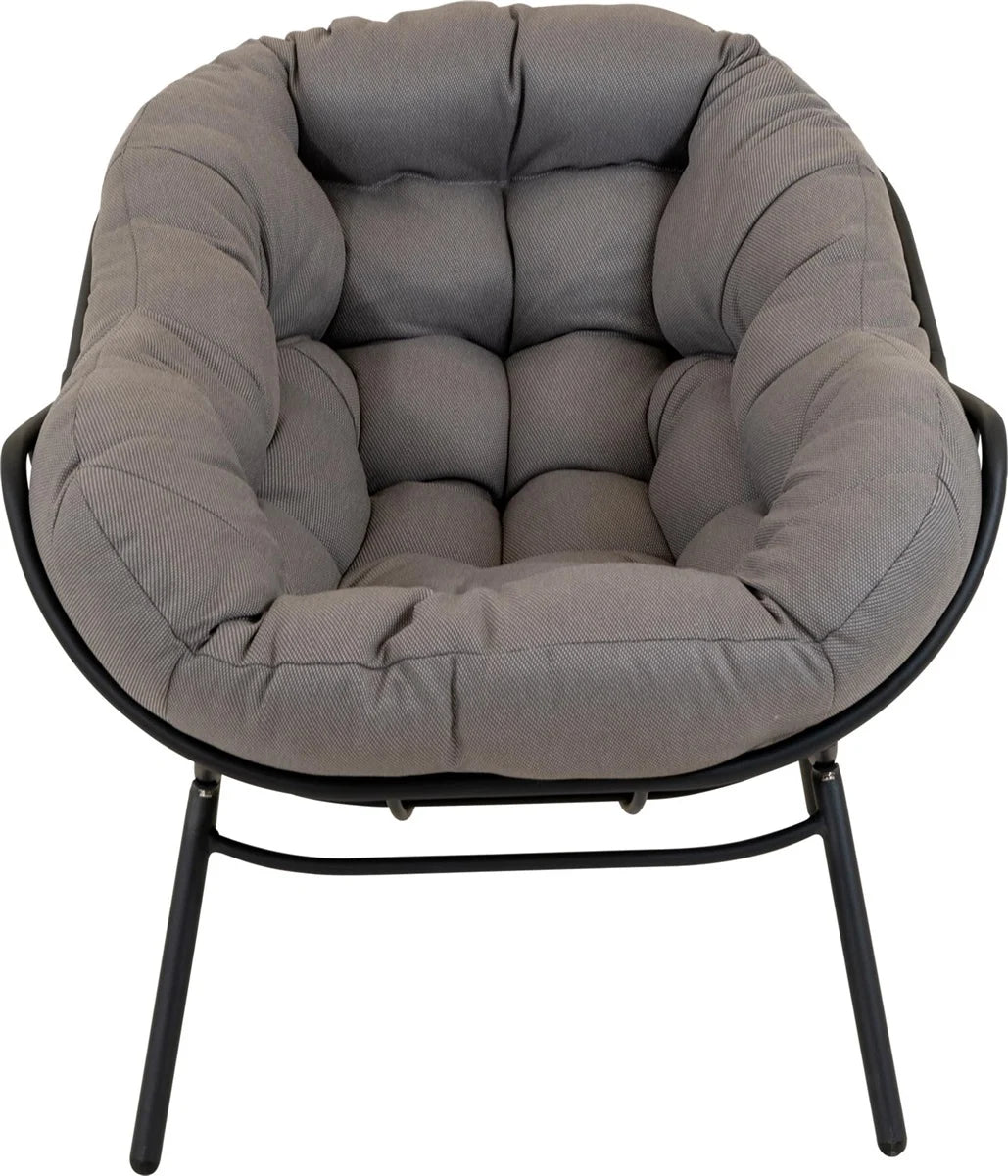Relax stoel Cozy Olive in Grijs en Groen kleur