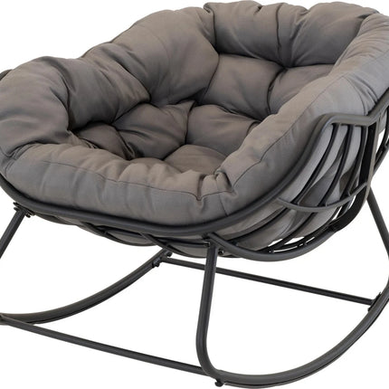 Schommelstoel Cozy Stone – Comfort en Stijl in Groen of Grijze kleur
