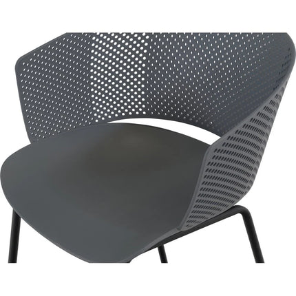 Stoel Lille grijs ( set van 4 stoelen )