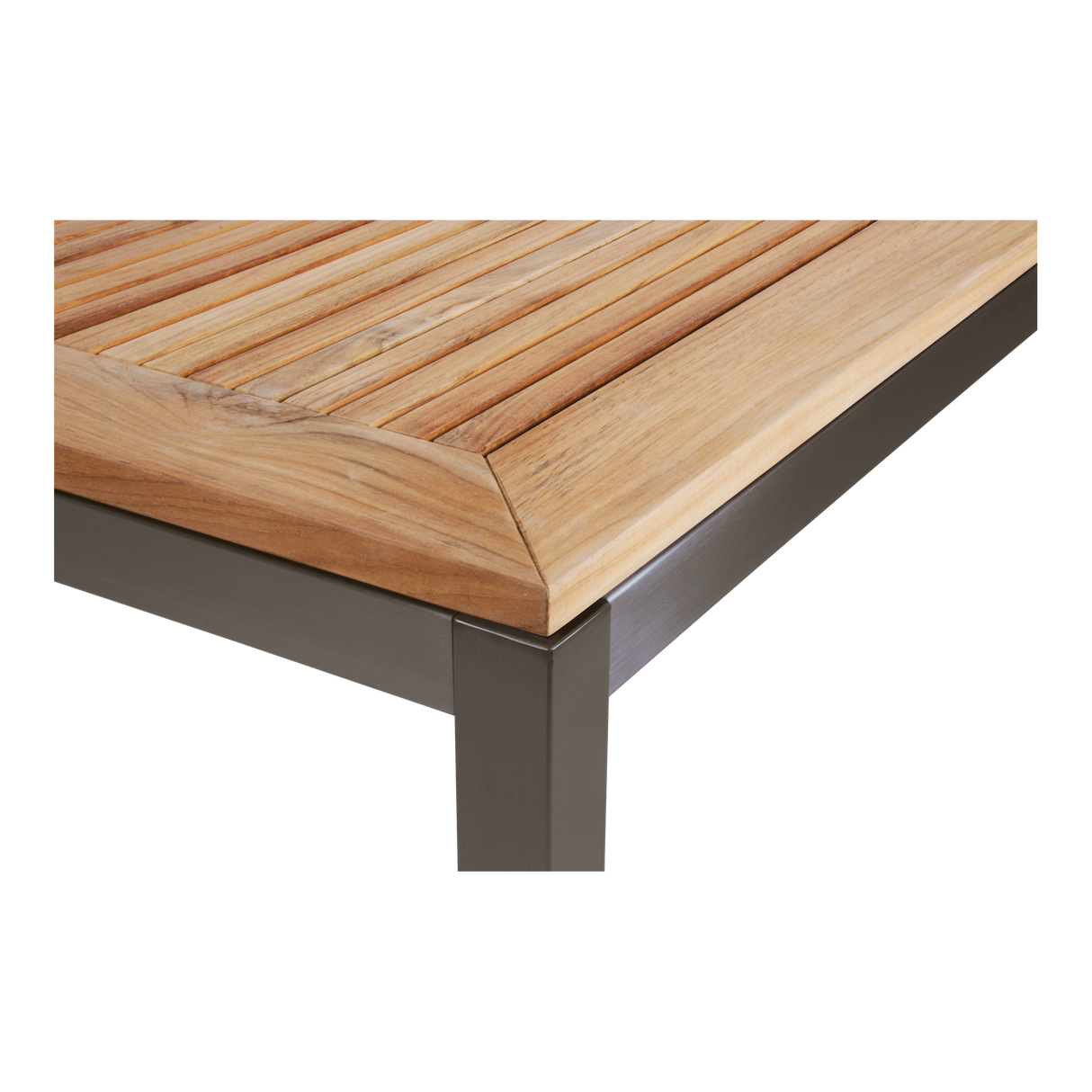 Tuintafel - Marmaris - Teak/RVS - 220x90 cm - Lesli Living