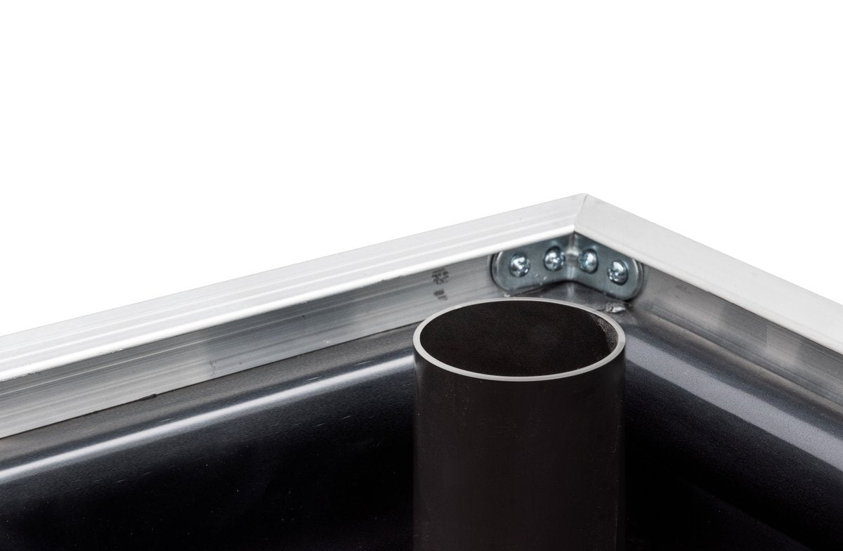 Bloembak met watersysteem 50x50x43 cm, In verschillende kleuren