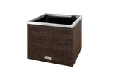 Bloembak met watersysteem 50x50x43 cm, In verschillende kleuren