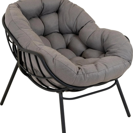 Relax stoel Cozy Olive in Grijs en Groen kleur