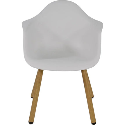 8x Stoel Montreux – Zwart - Wit - Grijs