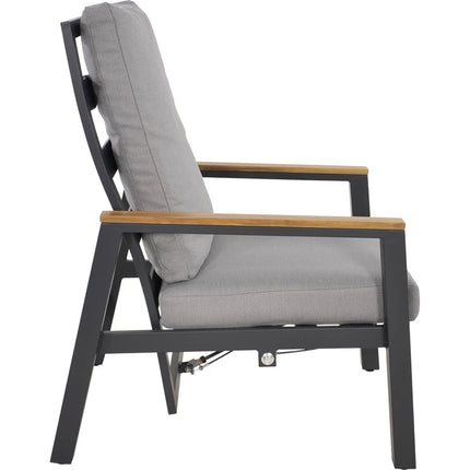 Set lounge stoelen - Grijs - 2-delig - Wicker