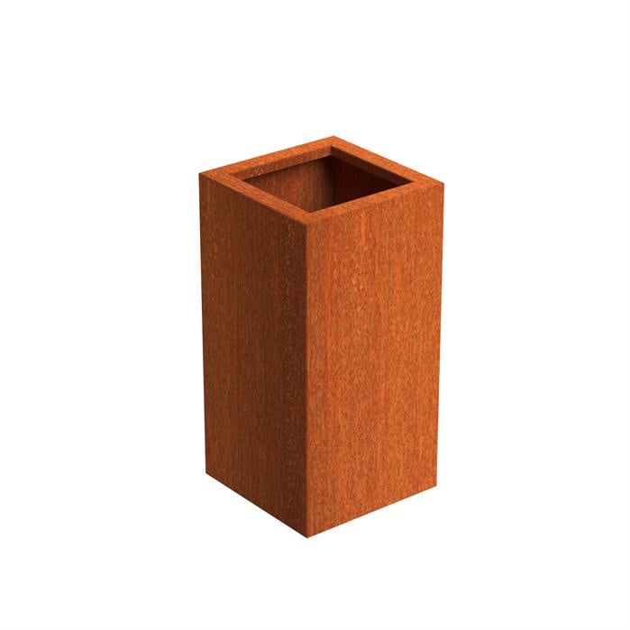 Plantenbak CorTenstaal 40x40x80 cm