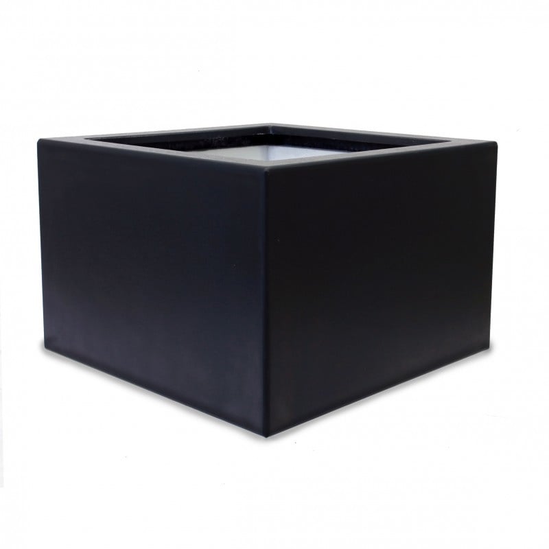 Polyester plantenbak vierkant 'Titan' 80x80x60cm
