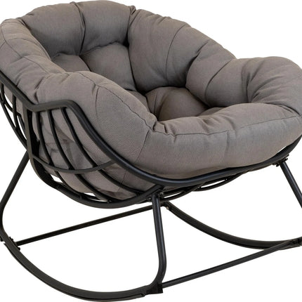 Schommelstoel Cozy Stone – Comfort en Stijl in Groen of Grijze kleur