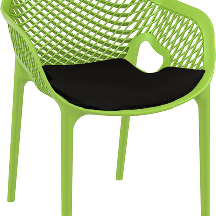 Baratti Carva Stapelbare Tuinstoel Met Armleuning Groen (Per 2 Stuks)
