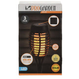 Progarden Solar Tuinfakkels - Vlamlicht - 40 Cm - 3 Stuks