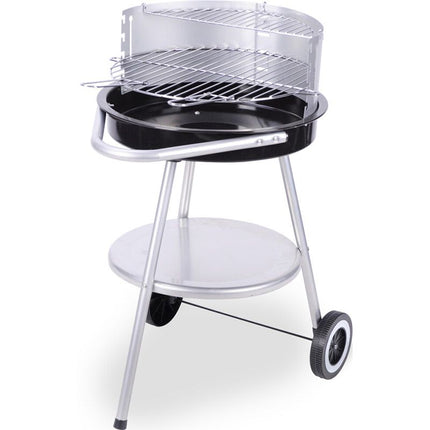 Bbq - Barbecue - Halfrond - Met In Hoogte Verstelbaar Grillrooster