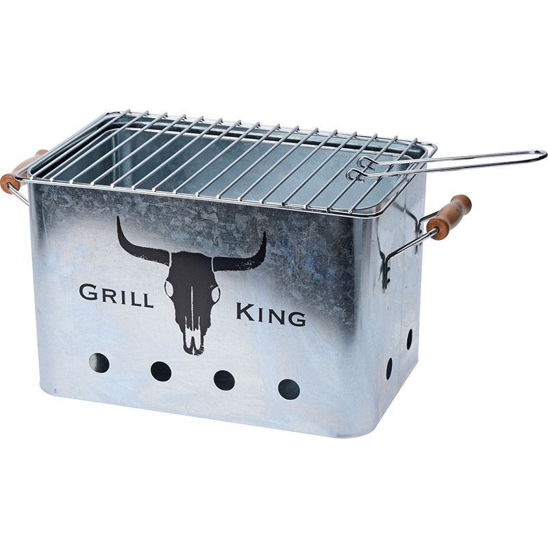 Grill King - Zink - Houtskool Barbecue